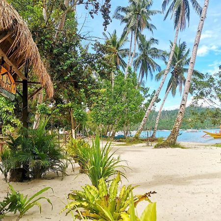 سان فيسنتي Besaga Beachfront B&B - Port Barton المظهر الخارجي الصورة