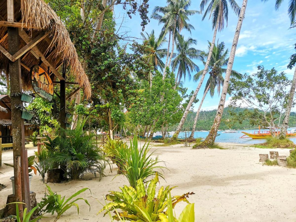سان فيسنتي Besaga Beachfront B&B - Port Barton المظهر الخارجي الصورة