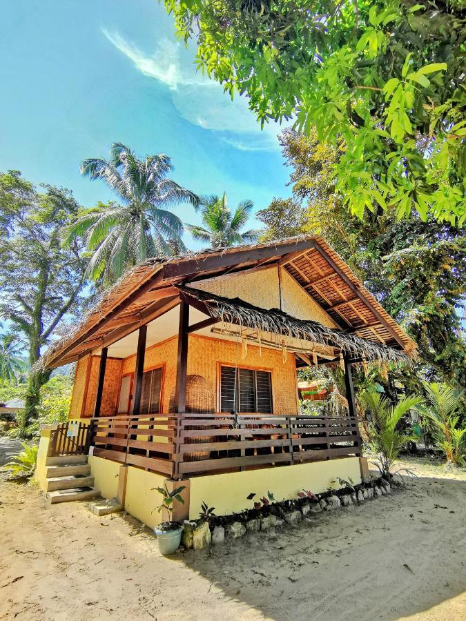 سان فيسنتي Besaga Beachfront B&B - Port Barton المظهر الخارجي الصورة