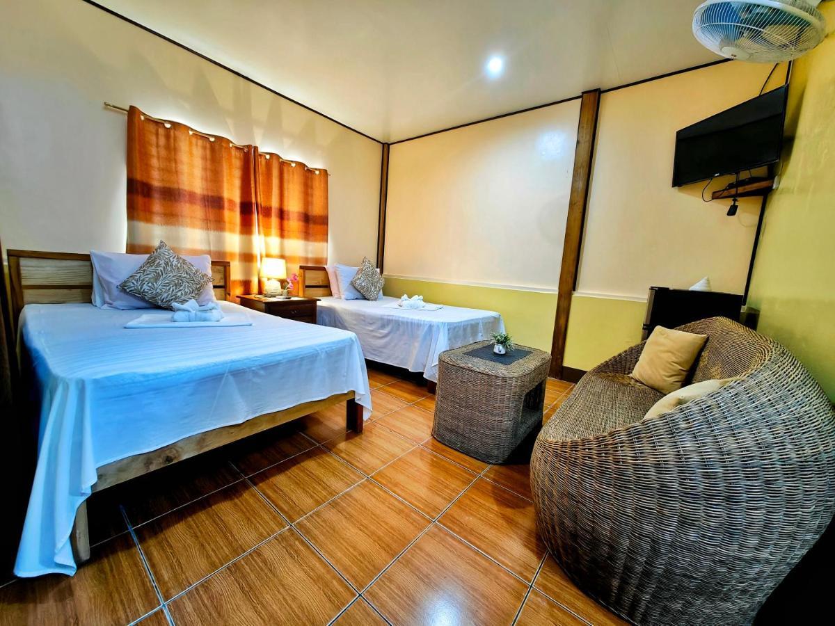 سان فيسنتي Besaga Beachfront B&B - Port Barton المظهر الخارجي الصورة